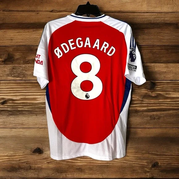 Arsenal Odegaard Soccer Jersey Red - Picture 1 of 6